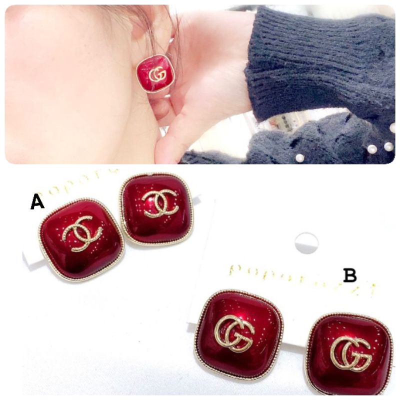 Anting Silver925 Perak Mata Kilau anting silver Anti Karat anti alergi premium Quality S08