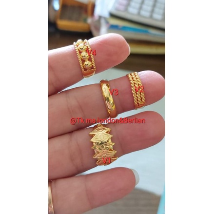 cincin emas lm 24k kadar 99,99%