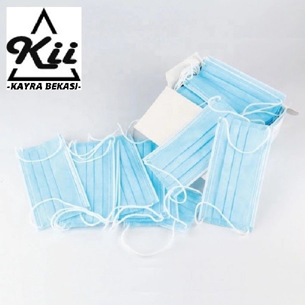 Masker Disposable 3Ply - Kalid Masker 3 Lapis Steril 50pcs