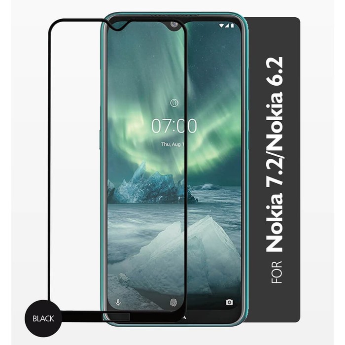 TEMPERED GLASS FULL HD NOKIA 7.2 – ANTI GORES KACA FULL LEM COVER