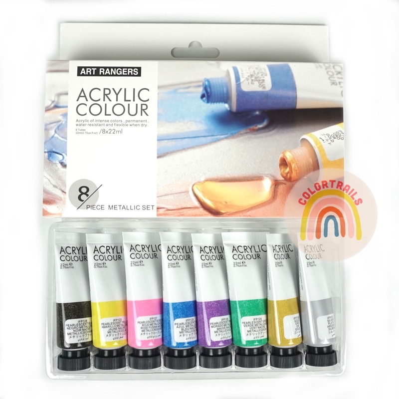 

Art Rangers 8x22ML Metallic Acrylic Set Cat Akrilik