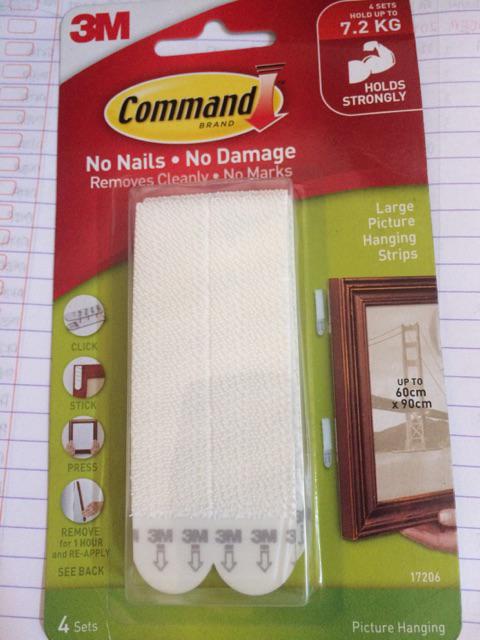 3m Command Large Picture Hanging Strips 17206