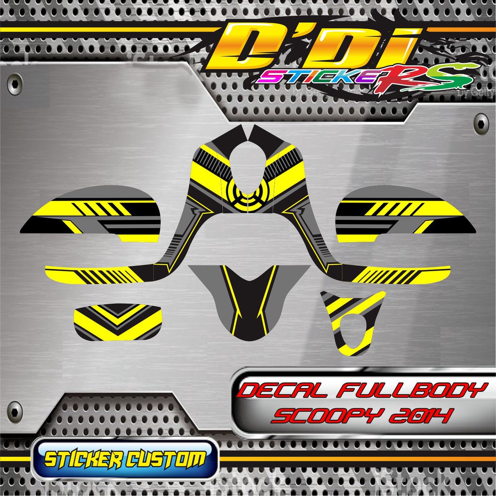 DECAL SCOOPY 2014