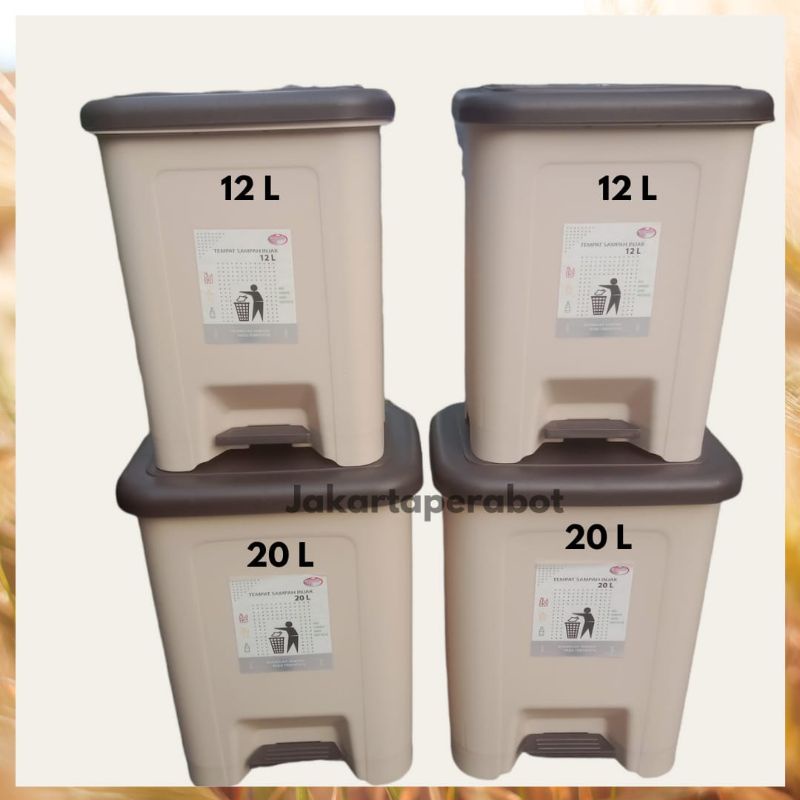 SALE!!! TEMPAT SAMPAH INJAK 12-20 LITER / TEMPAT WADAH SAMPAH INJEK 12-20 LITER LOVENIA ko