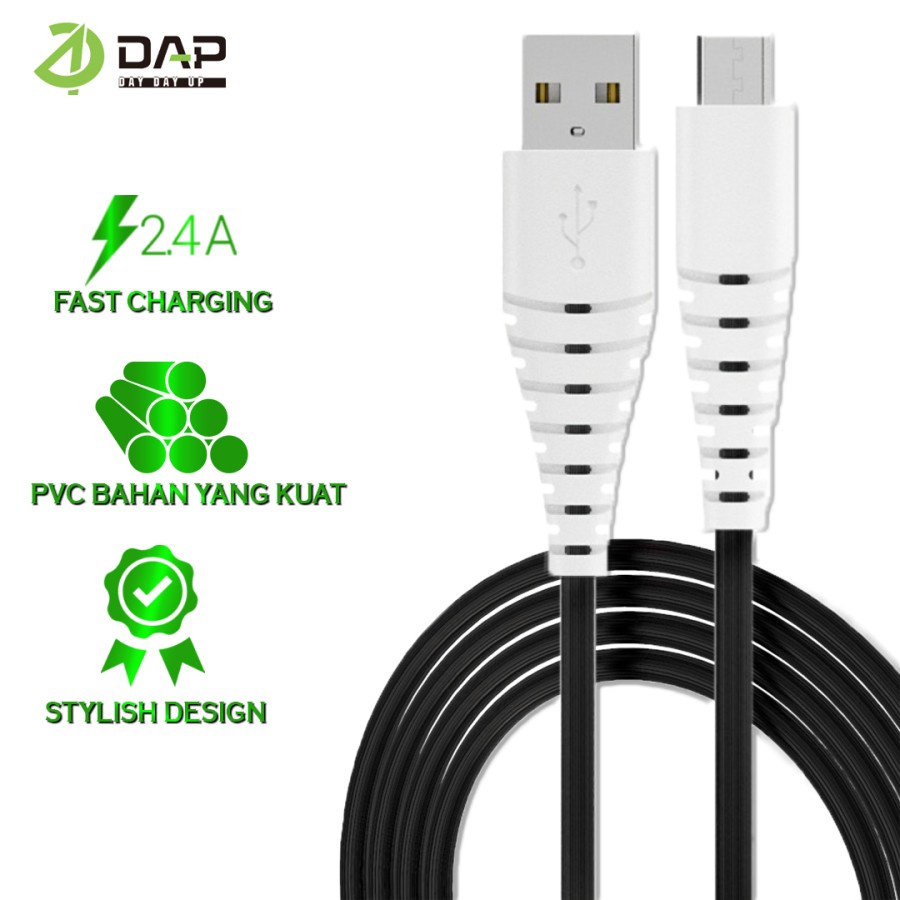 Kabel Micro DAP D-S30M Kabel Data Micro USB Fast Charging - SATUAN -