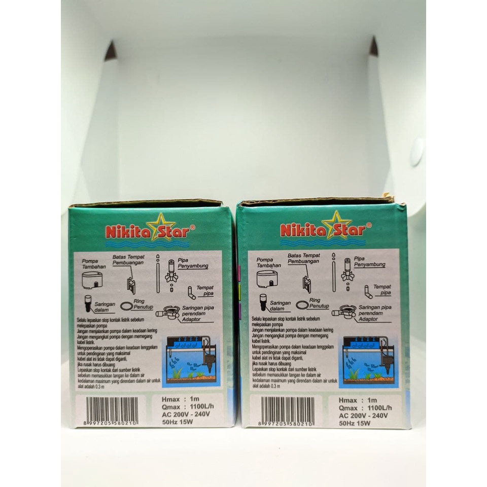 Pompa Air Celup Aquarium Power Head Nikita Star Ns-1200 Ns1200 Ns 1200 Mesin Akuarium Murah