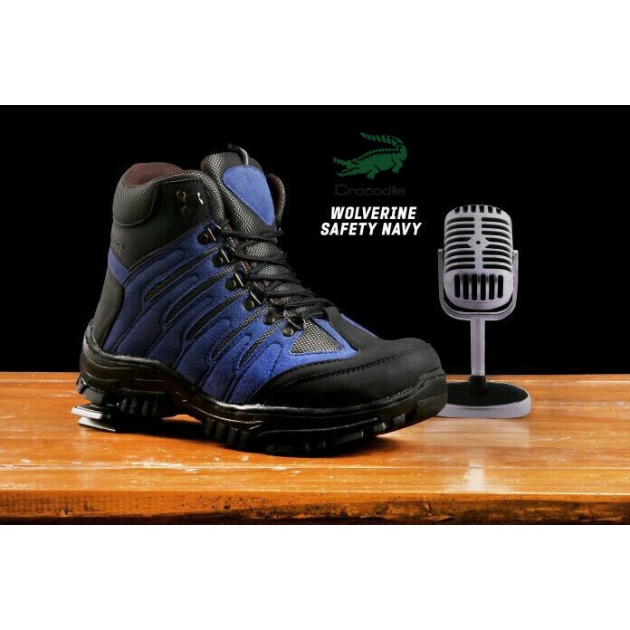 KLIK DISKON!! Sepatu Pria Safety Boots Hauler Sepatu Proyek Tracking Hiking Touring Kerja Ujung Besi