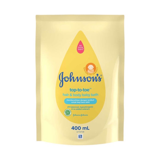 Johnson's Baby Bath Milk + Rice Top To Toe Pump Refill