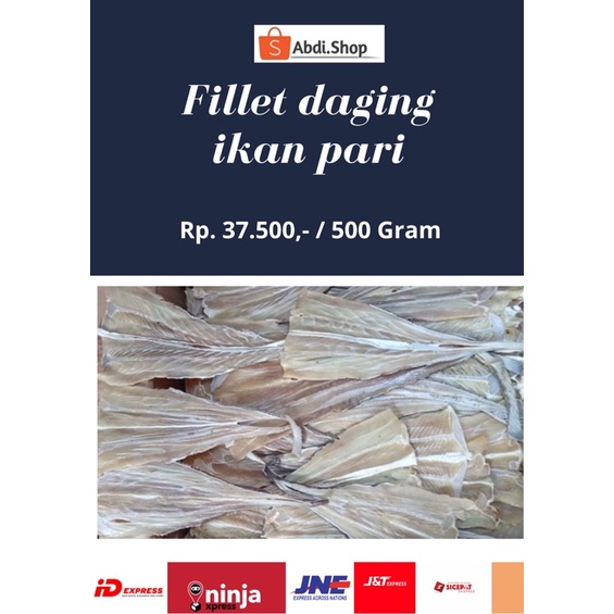 

Fillet Daging Asin Ikan Pari