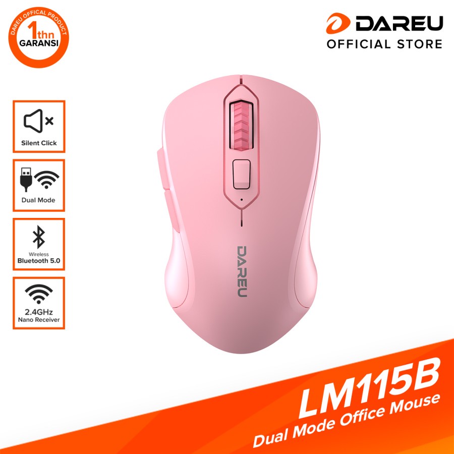 DAREU LM-115B Mouse Dual Mode Silent Click