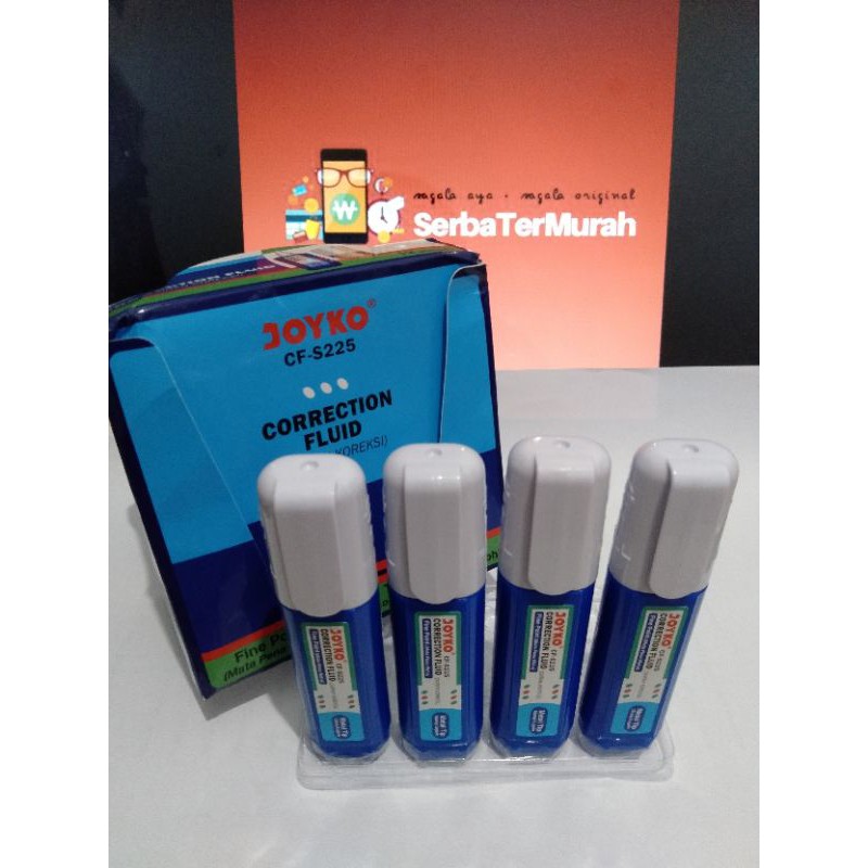 

PROMO / LARIS Tip ex cair / correction pen/ tip X BIRU JOYKO murah