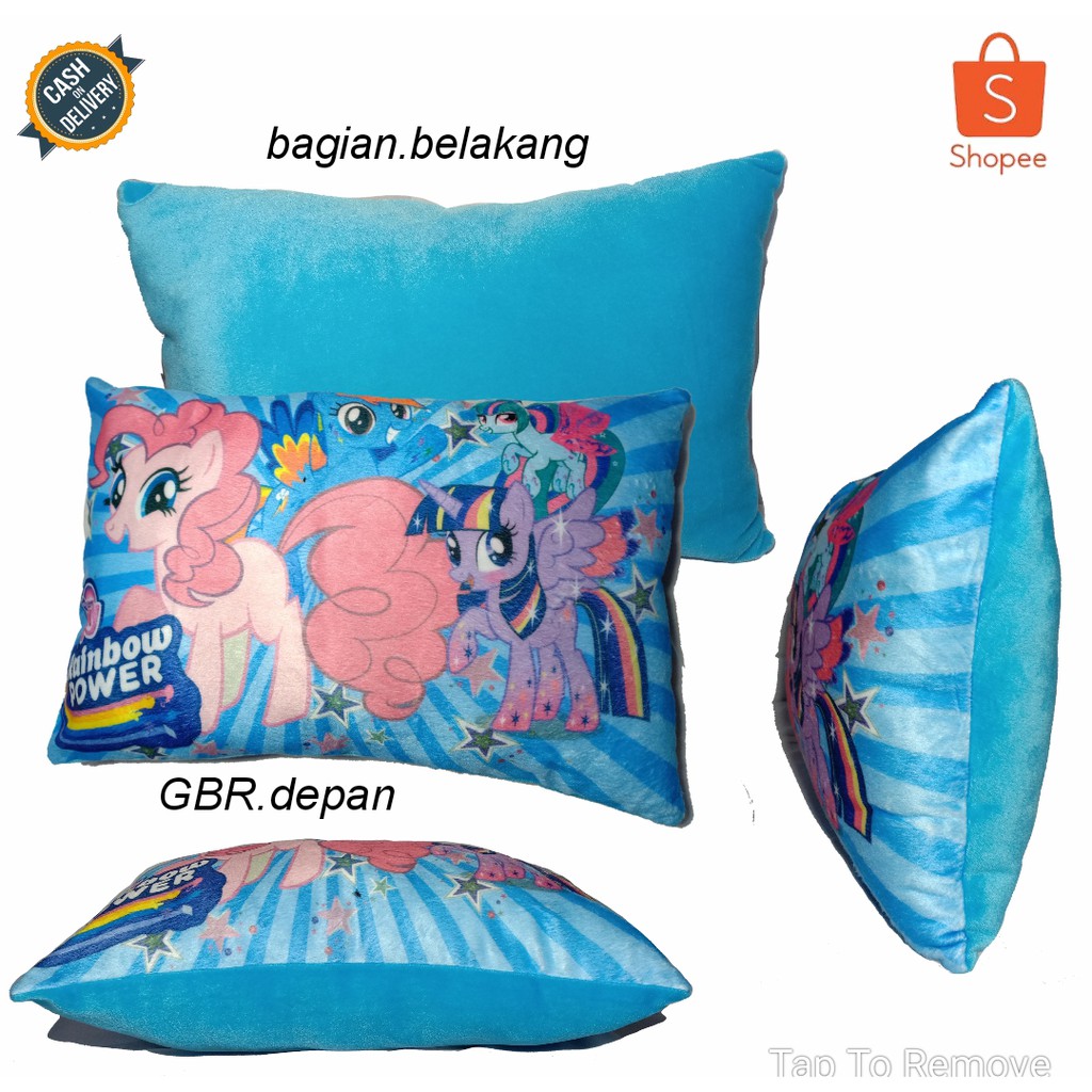 BANTAL TIDUR ANAK PEREMPUAN KARAKTER KUDA PONIE/ANTAL TIDUR ANAK PEREMPUAN LUCU