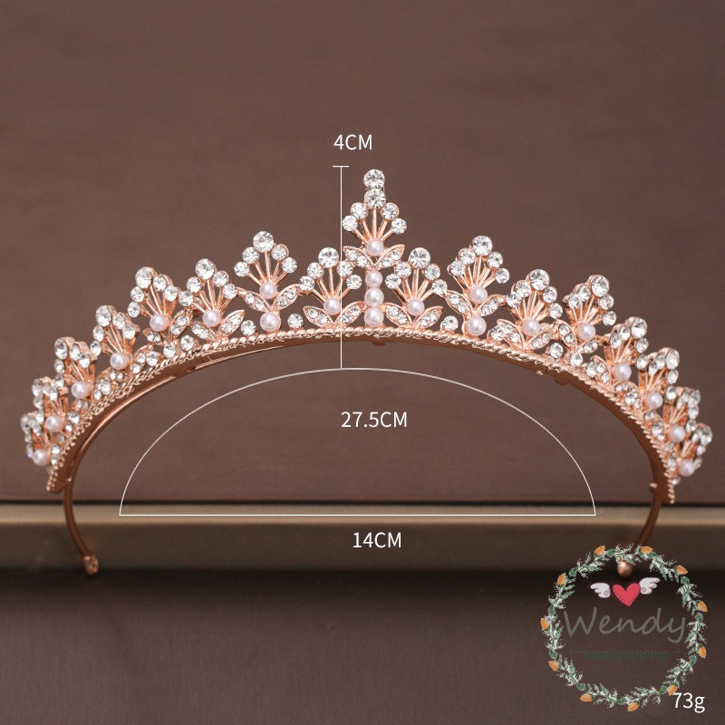 Edelweiss Crown - Mahkota Pengantin / Bridesmaid - Bridal Crown Mutiara - Wedding Crown