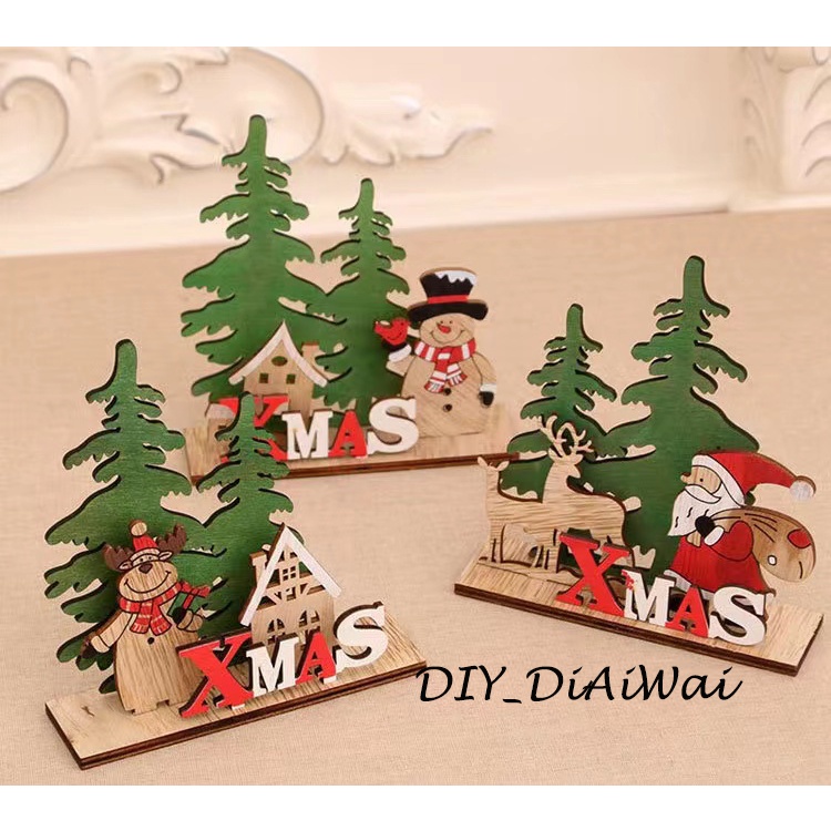 Puzzle mainan edukasi DIY Christmas