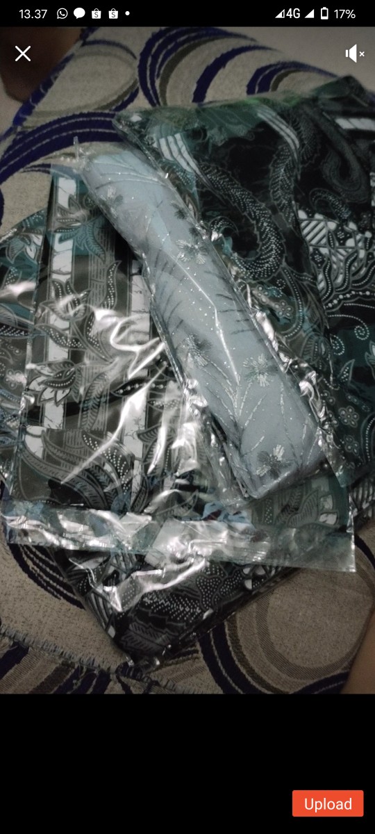 (termurah - Ori & Real Pic! Busui_6  Warna) Batik Couple Andhini Kebaya Couple Brukat Anabel - Bs073