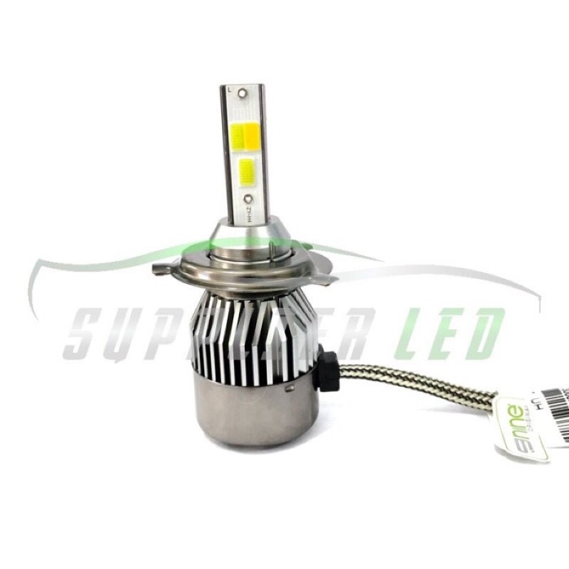 Lampu Utama LED Motor Mobil Luminos ECO9 9Nine X9 Socket H4 3 Colors