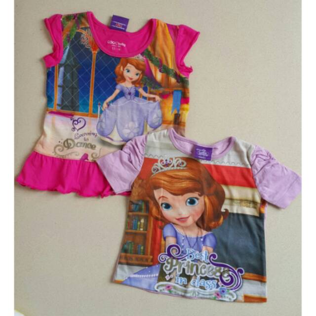 Baju Anak Perempuan Sofia The First 2pcs