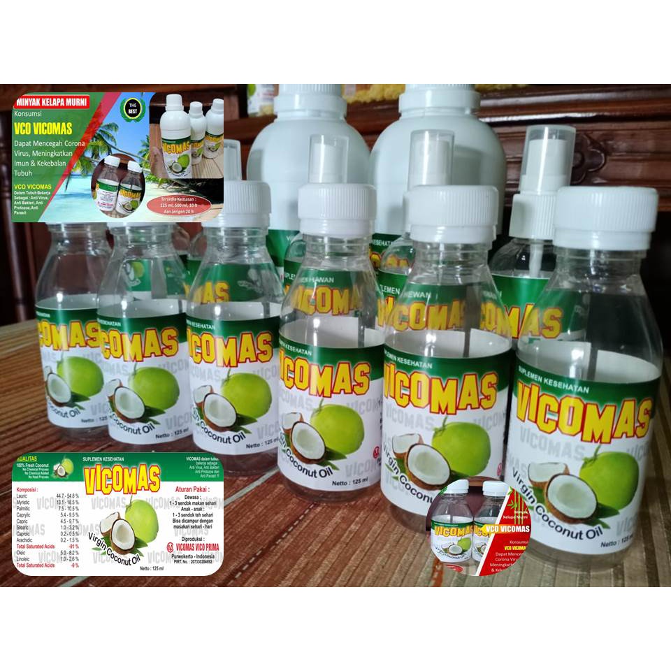 

Minyak Goreng Virgin Coconut Oil | Vco Vicomas 125ml