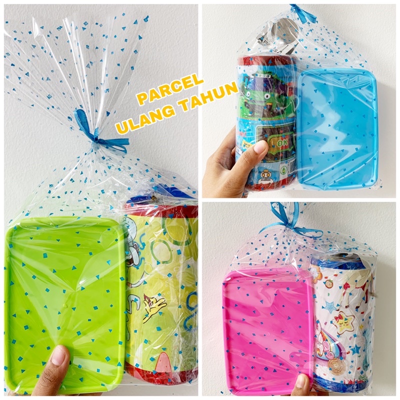 

PARCEL LUNCH BOX MILAN + CELENGAN KARTON KEMASAN ULTAH