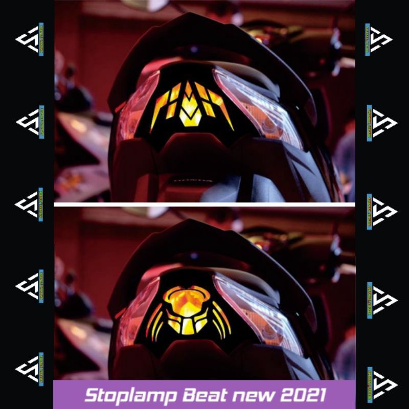 Stiker Stoplamp Beat New 2020-2023/ Stiker Stoplamp Beat Street New / Stiker Stopan Beat street /del