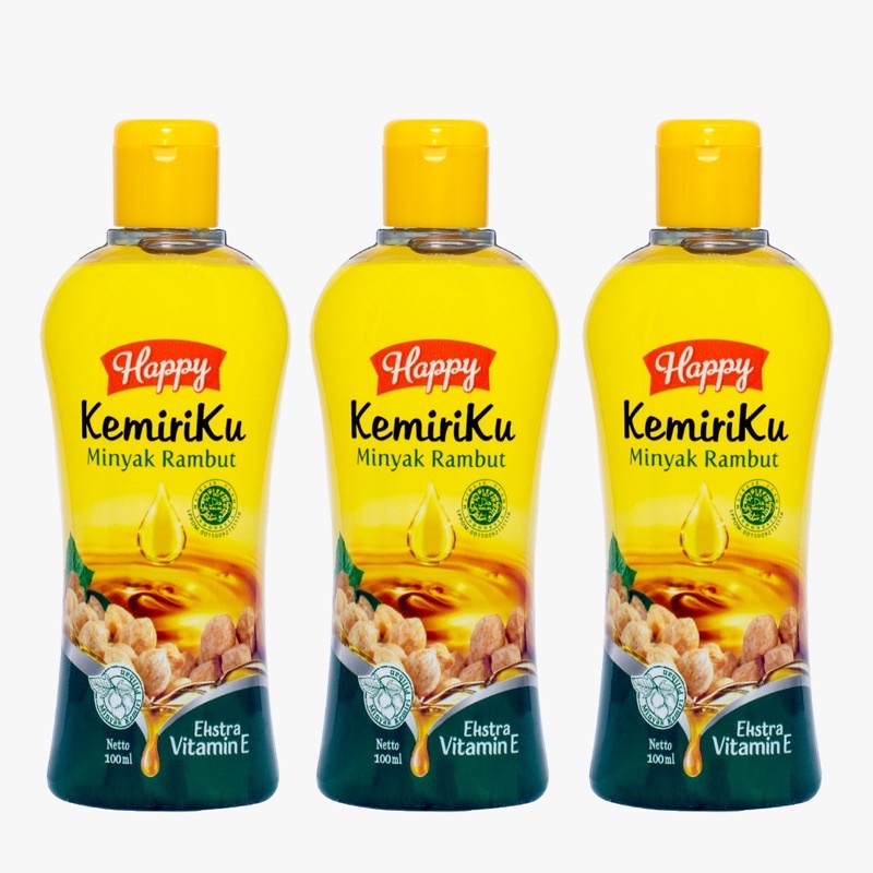 Happy Kemiriku Minyak Rambut 100ml / Minyak Kemiri