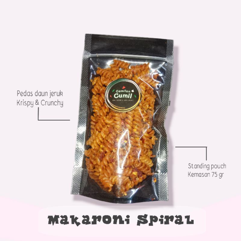 

Makaroni Spiral pedas daun jeruk