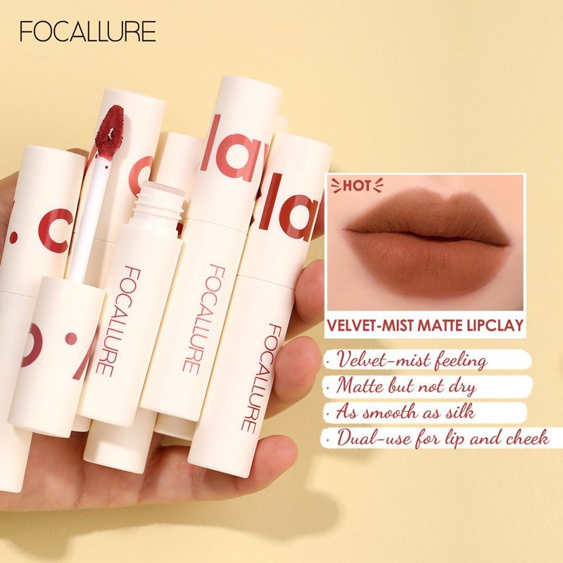 Focallure Lip Clay True Matte Lipstick Focallure Lipstik Focallure Lip Cream Focallure Lipcream Focallure Lip Matte Focallure Lipstick Matte Focallure Focallur Fucallure Focalure Foccalure