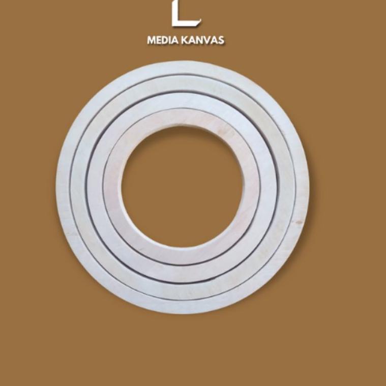 

[KODE GV8NY] Kanvas Bundar Diameter 25 - 35 cm