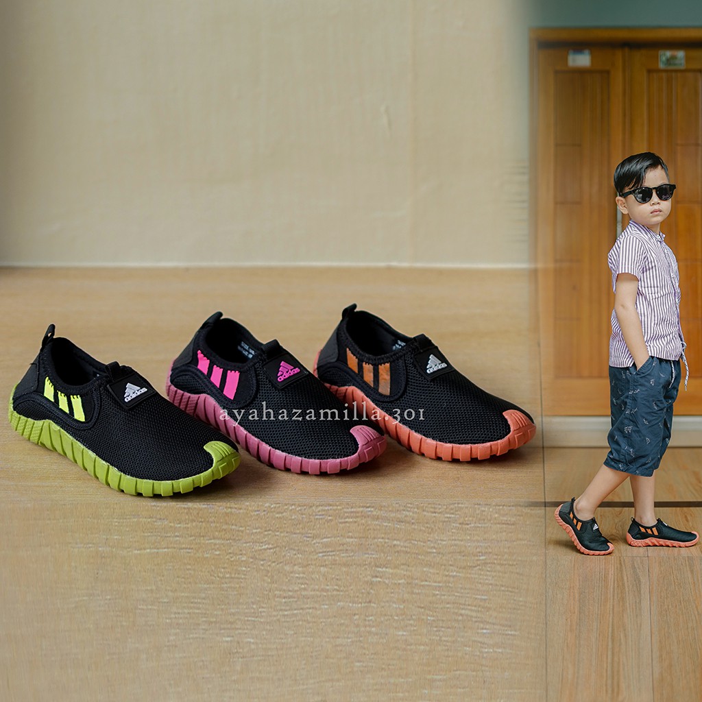 [ ON SALE ]sepatu adidas jawpaw slip on anak premium quality guaranteed/sepatu sepeda anak
