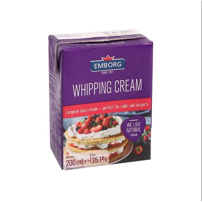 

Emborg Whipping Cream 200Ml
