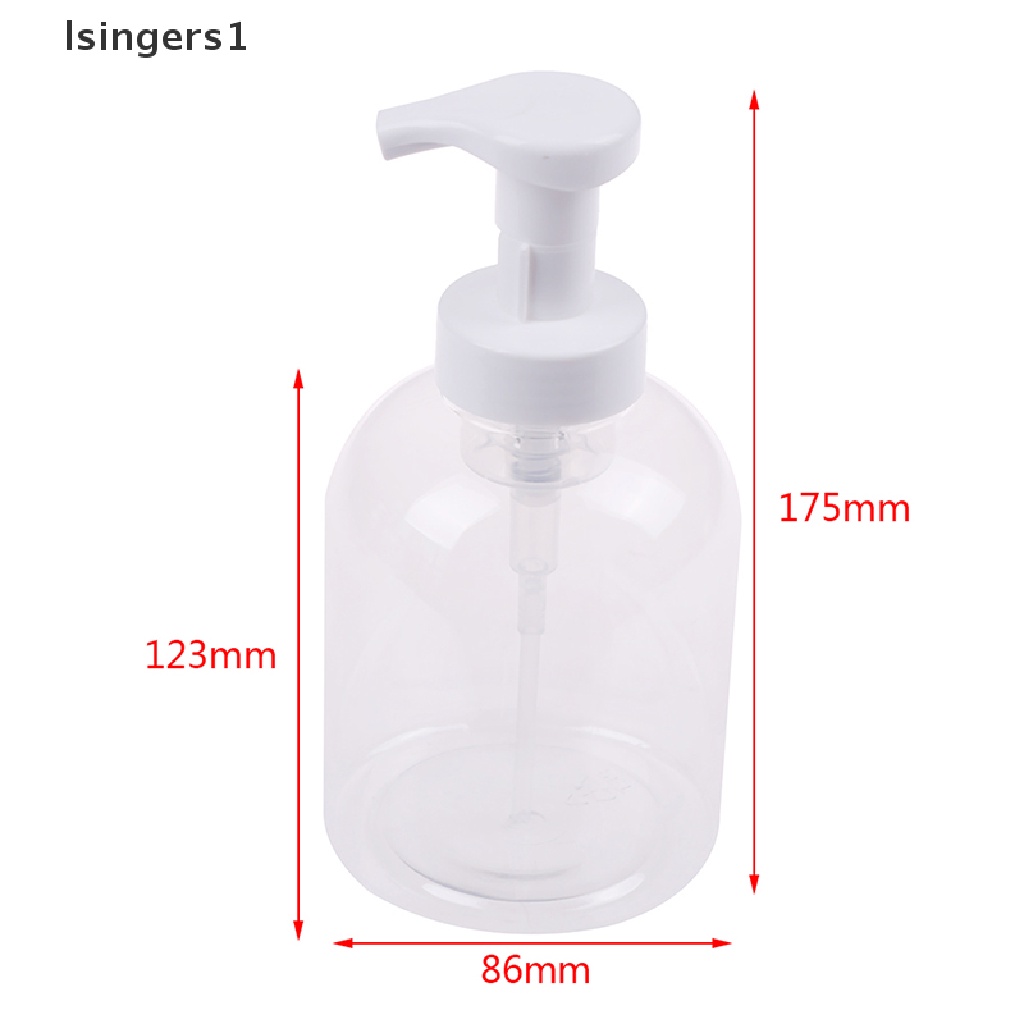 (lsingers1) 1pc Botol dispenser Sabun foaming 500ml