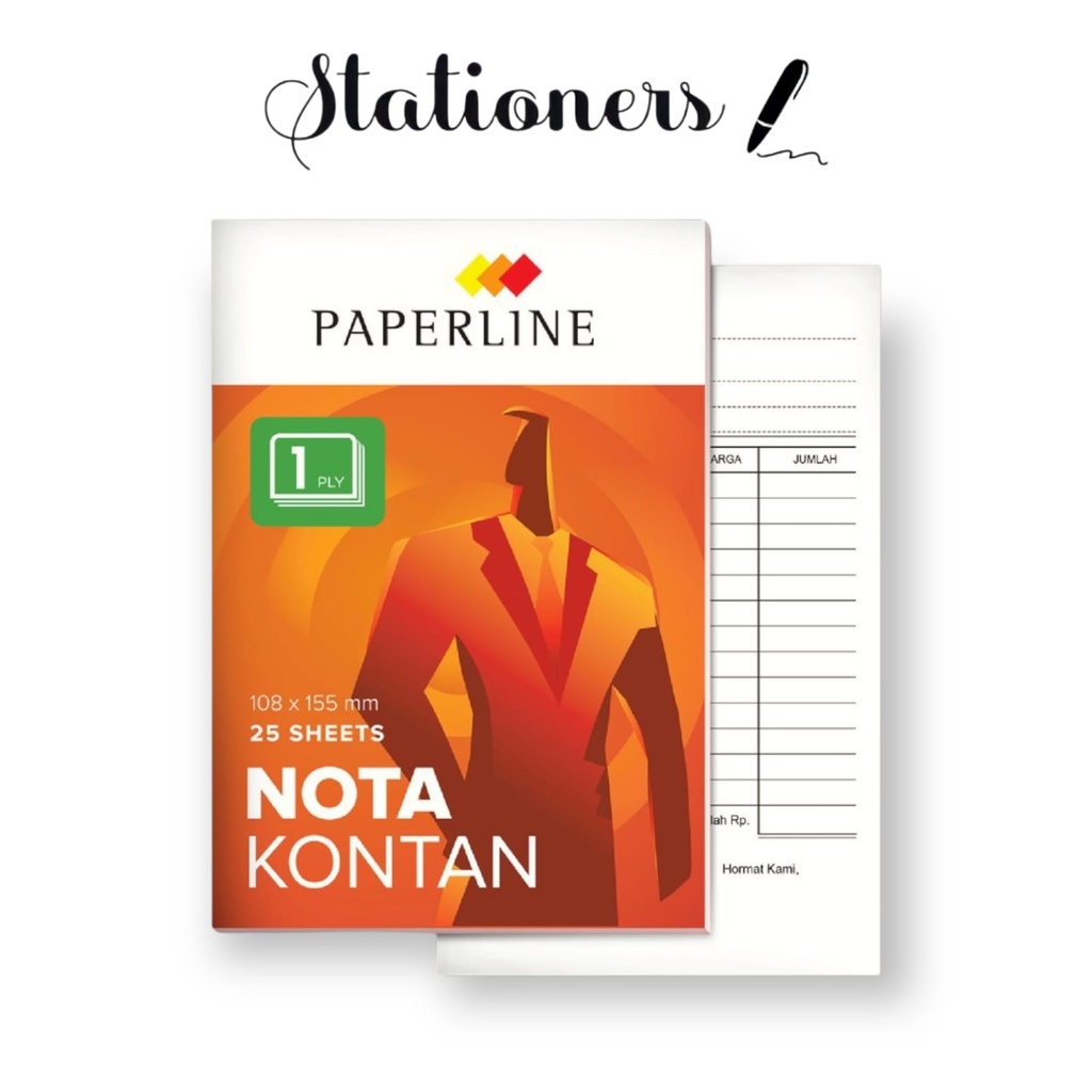 

Nota Kontan Paperline Kecil 1 Ply (NK K1)