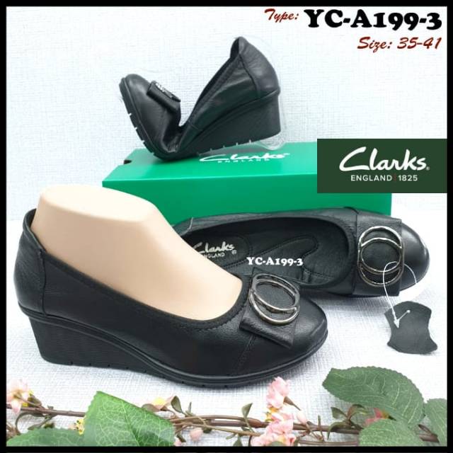 Sepatu clarks wedges YC-A199-3 &amp; YC - 191- 1 / SEPATU CLARKS WANITA