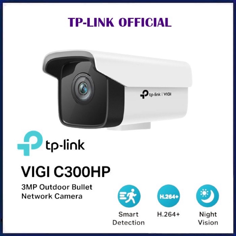 Ipcam TP-Link Camera VIGI C300HP Tplink C300 HP 3MP Outdoor Bullet Network