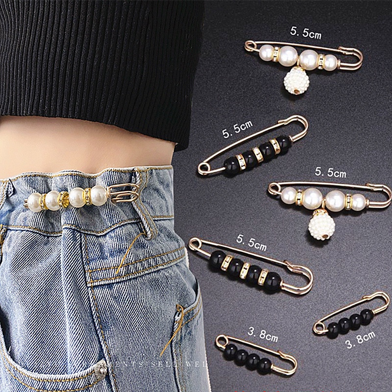 Sweet Fashion Temperament Pearl Brooch Pin Ins Trendy Simple Accessories