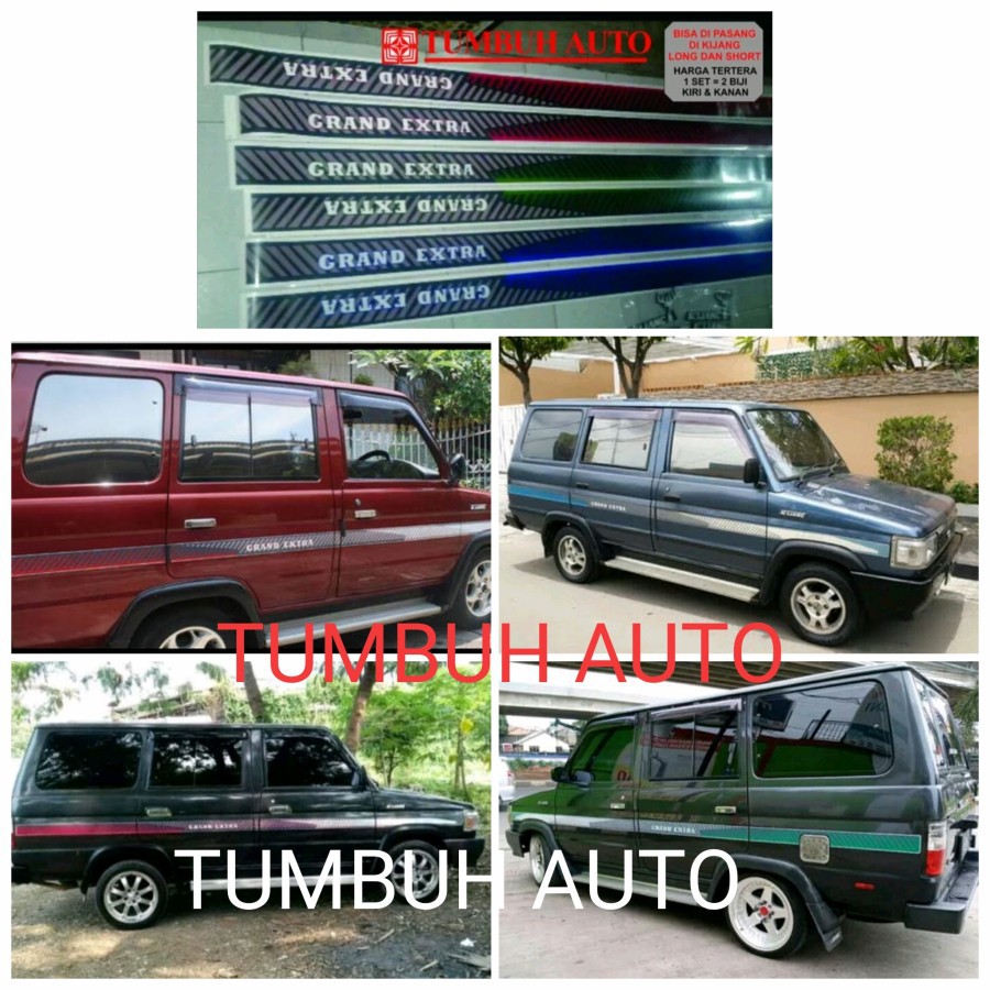 Striping Sticker Stiker List Body Kijang Grand Extra 1.5
