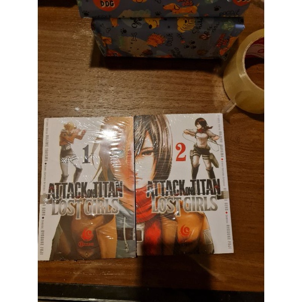 Komik Attack on Titan Lost Girl set vol 1 dan 2 segel ori