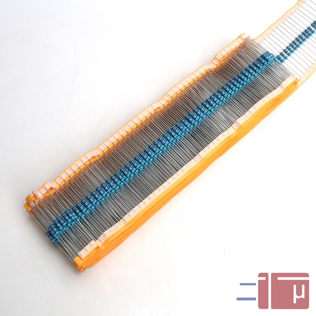 x10 Resistor 12R 12 Ohm 1/2W Metal Film 1% Taiwan Kaki Tembaga