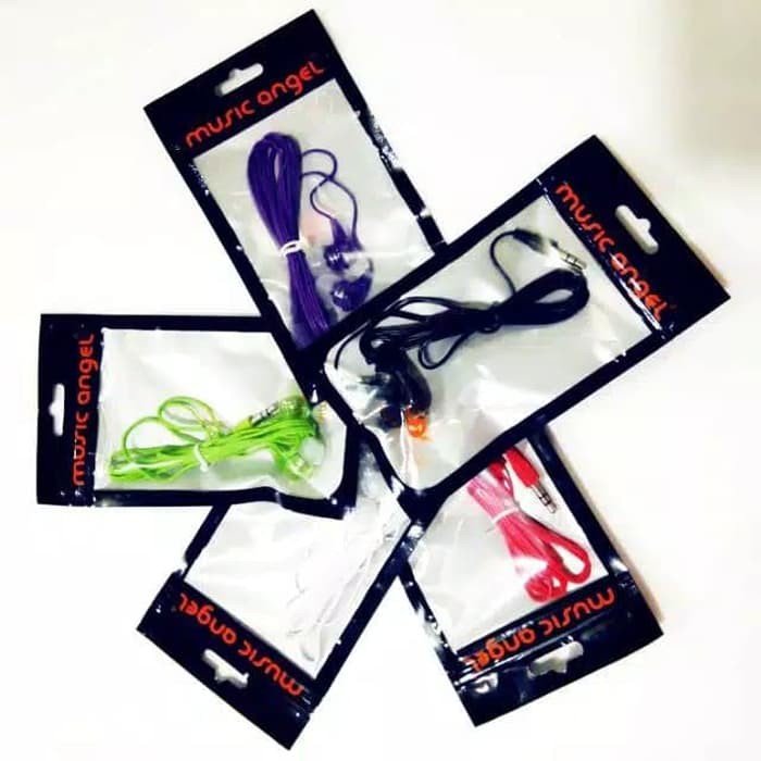 JH HEADSET HANDSFREE MUSIC ANGEL EARPHONE MUSIC ANGEL KUALITAS BAGUS