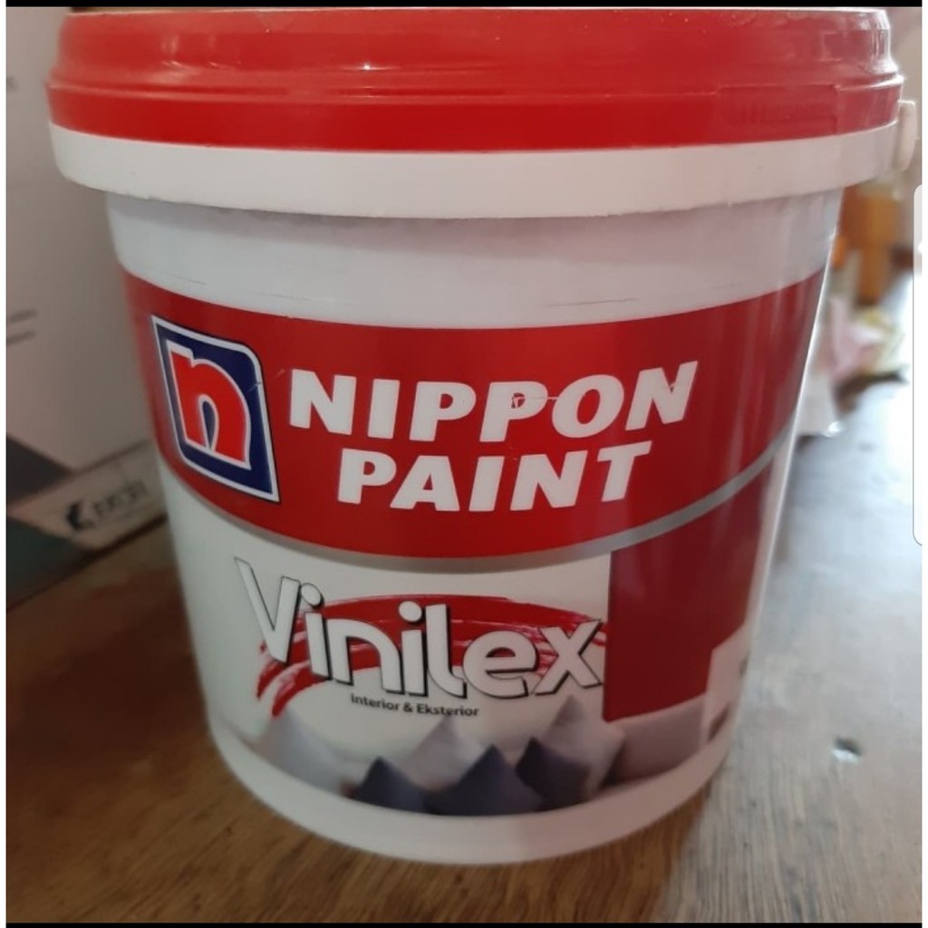 Cat Vinilex Nippon Paint 1kg / Cat Tembok Eksterior dan Interior 1Ltr/ Cat Dinding Kaleng Kecil 1 kg