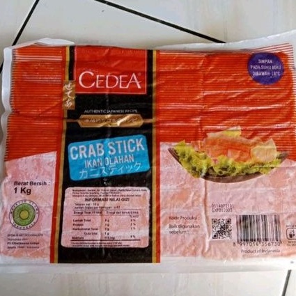 

CEDEA CRAB STiCk ikan olahan1kg