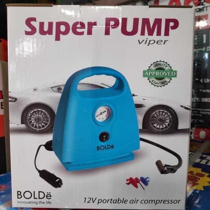 BOLDe Super Pump Viper Kompresor Mini Compressor DC Isi Angin Ban