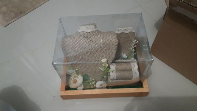 Tempat Perhiasan Rustic/tempat Cincin Rustic/tempat Kalung Rustic