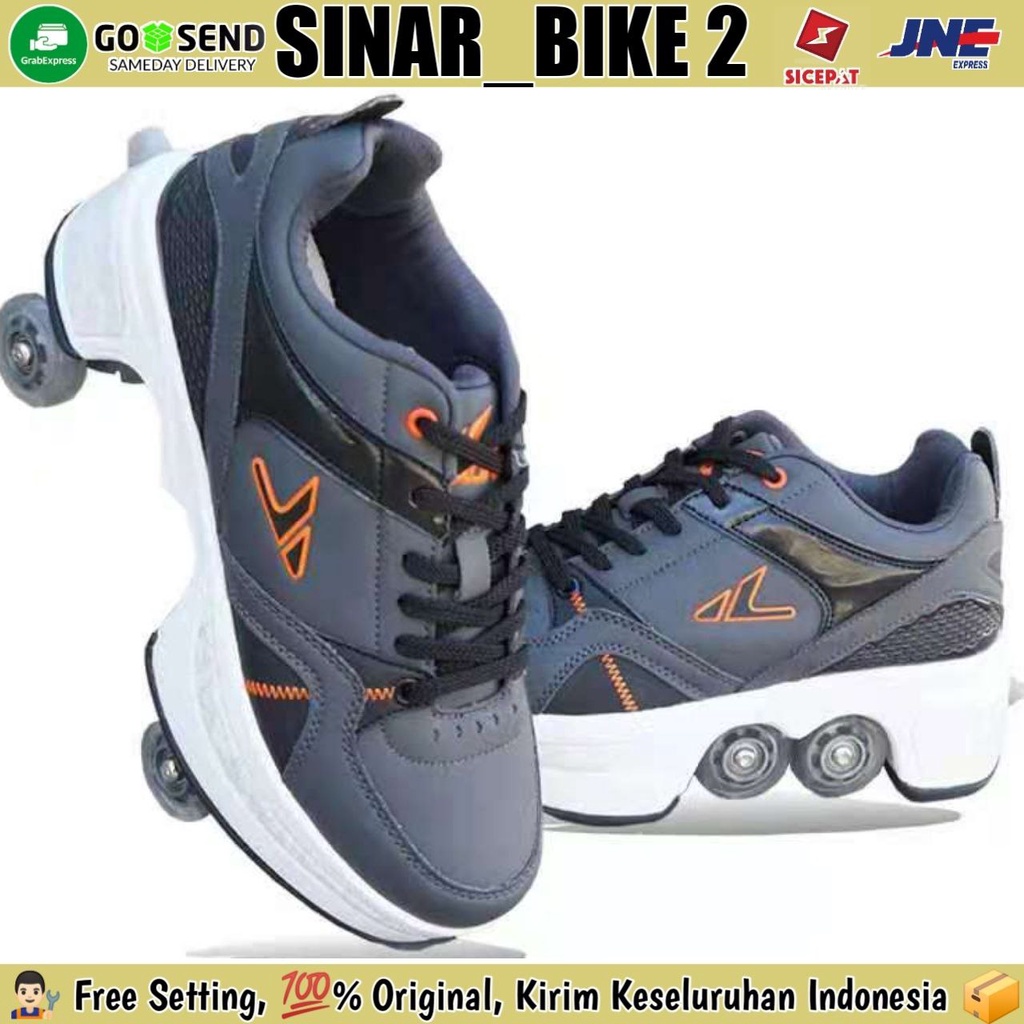 Roller skate shoes / Kick roller shoes Sepatu roda 4 orang dewasa