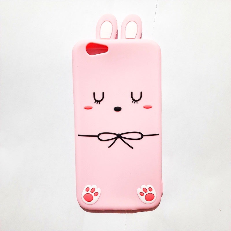 Silikon 3D karakter for OPPO F1S / A59 Silikon boneka lucu pelindung hp case tebal karet softcase lentur