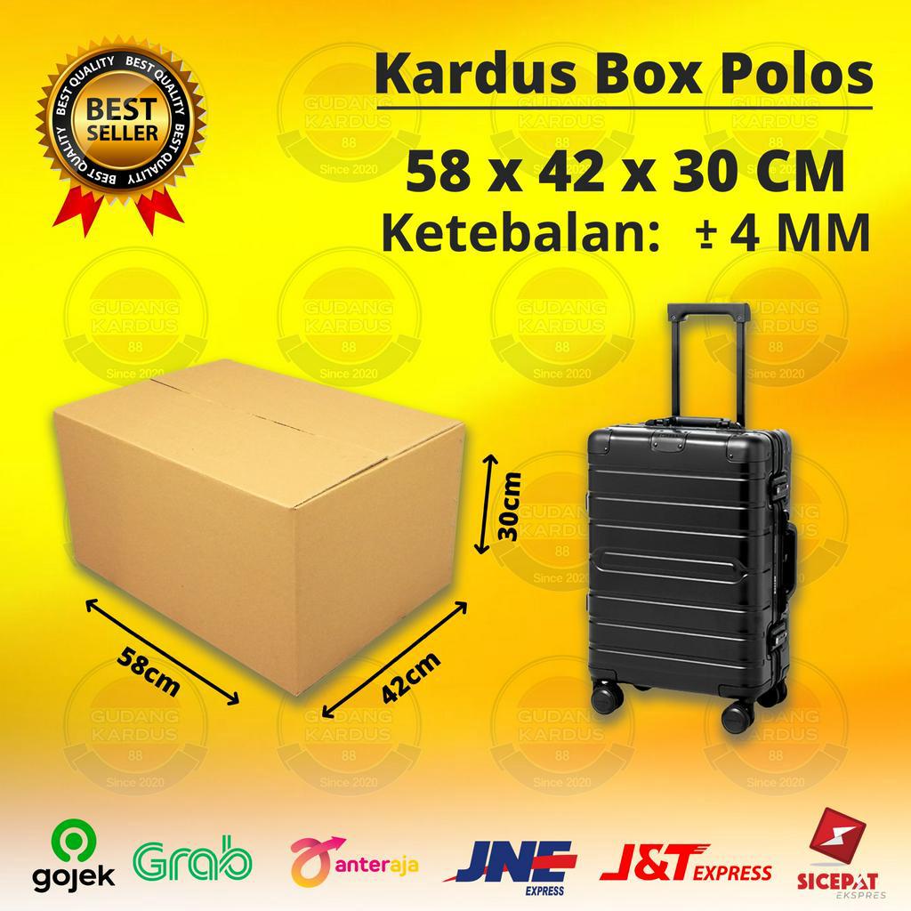 kardus karton box besar 58x42x30 cm kotak dus packing jumbo kokoh polos