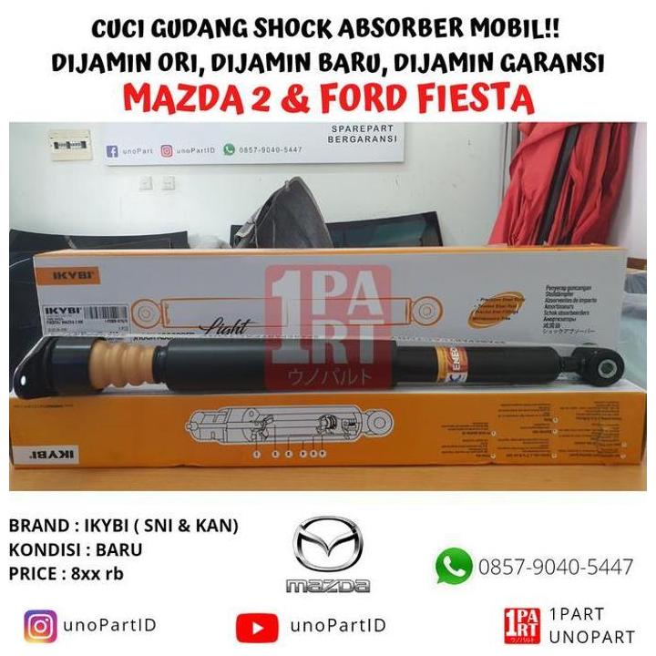 Shock Absorber Belakang Ikybi For Mazda 2 & Ford Fiesta Kode 254