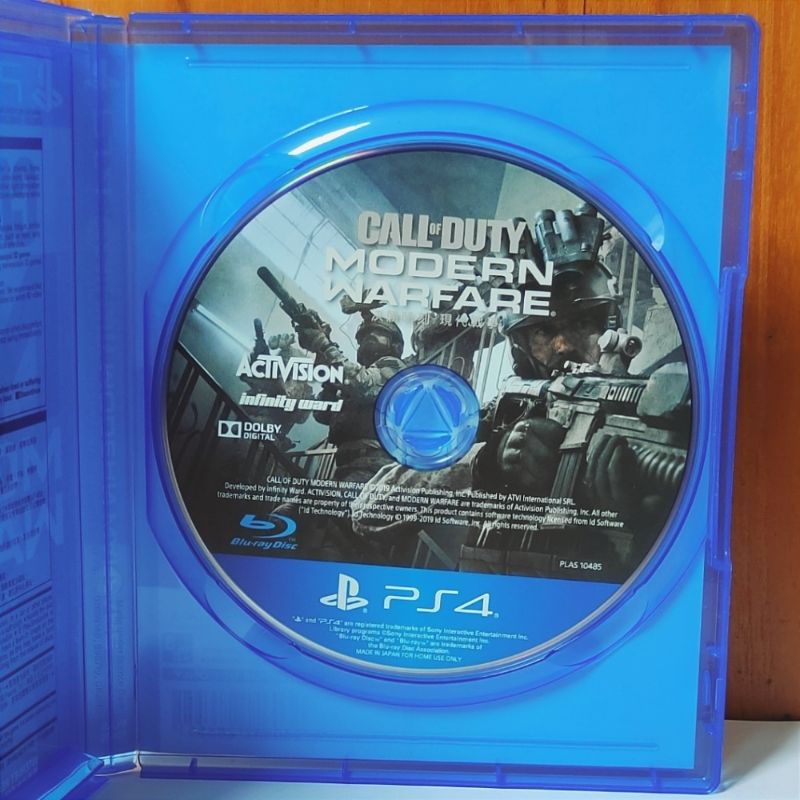 COD Modern Warfare PS4 Kaset Call of Duty Modernwarfare Playstation PS 4 5 CD BD Game Games Callofduty Moderenwarfare moderen warfar PS4 PS5 Reg 3 black ops cold war 1 2 3 4 ww MW perang dunia tembak region 3 asia