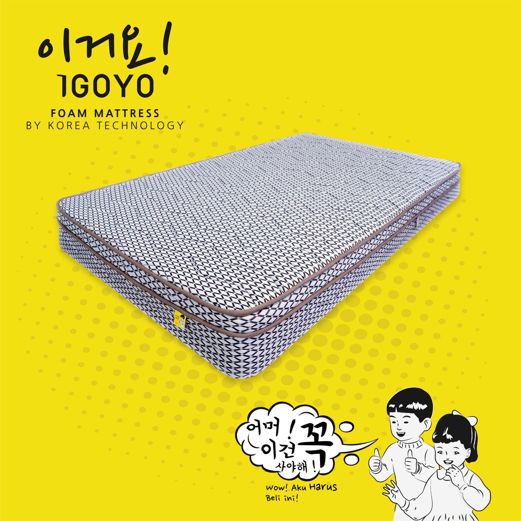 IGOYO Foam Mattress Kasur Busa 20x200 Cm / Garansi 10 Tahun Coffee