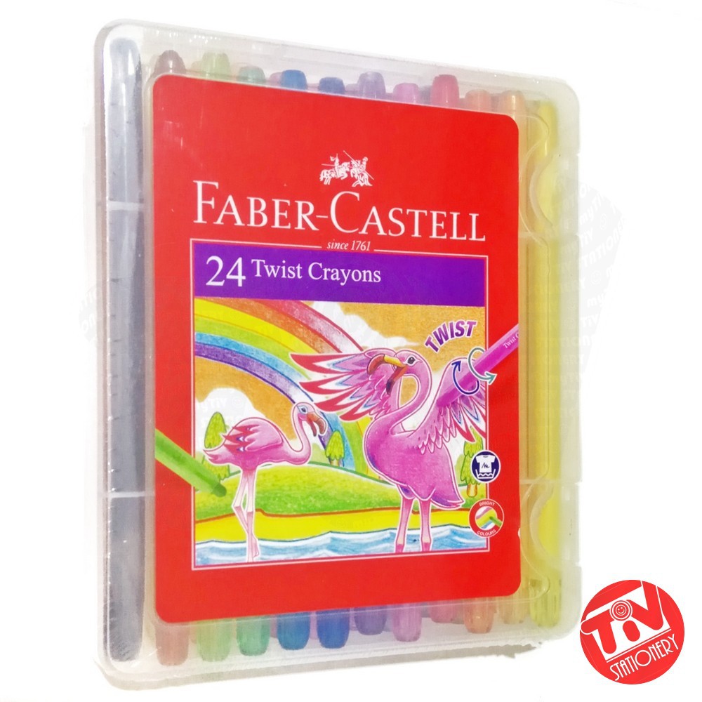 

Crayon Faber Castell Twist 24 Warna